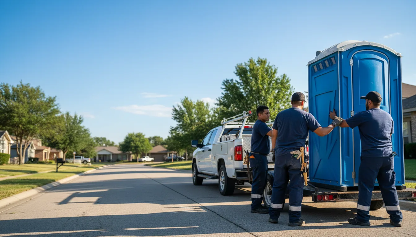 Portable Toilet Rental in Cooper, TX near me